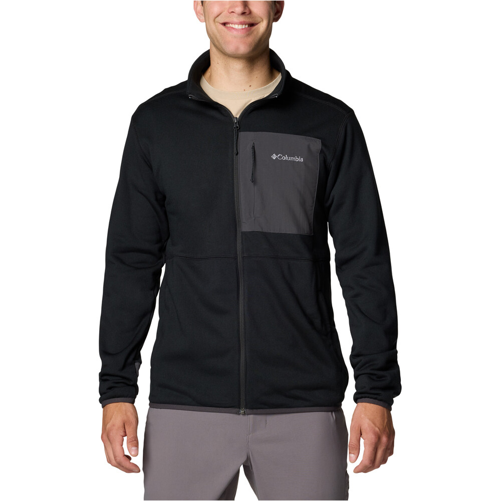 Columbia forro polar hombre Columbia Hike Full Zip II vista frontal