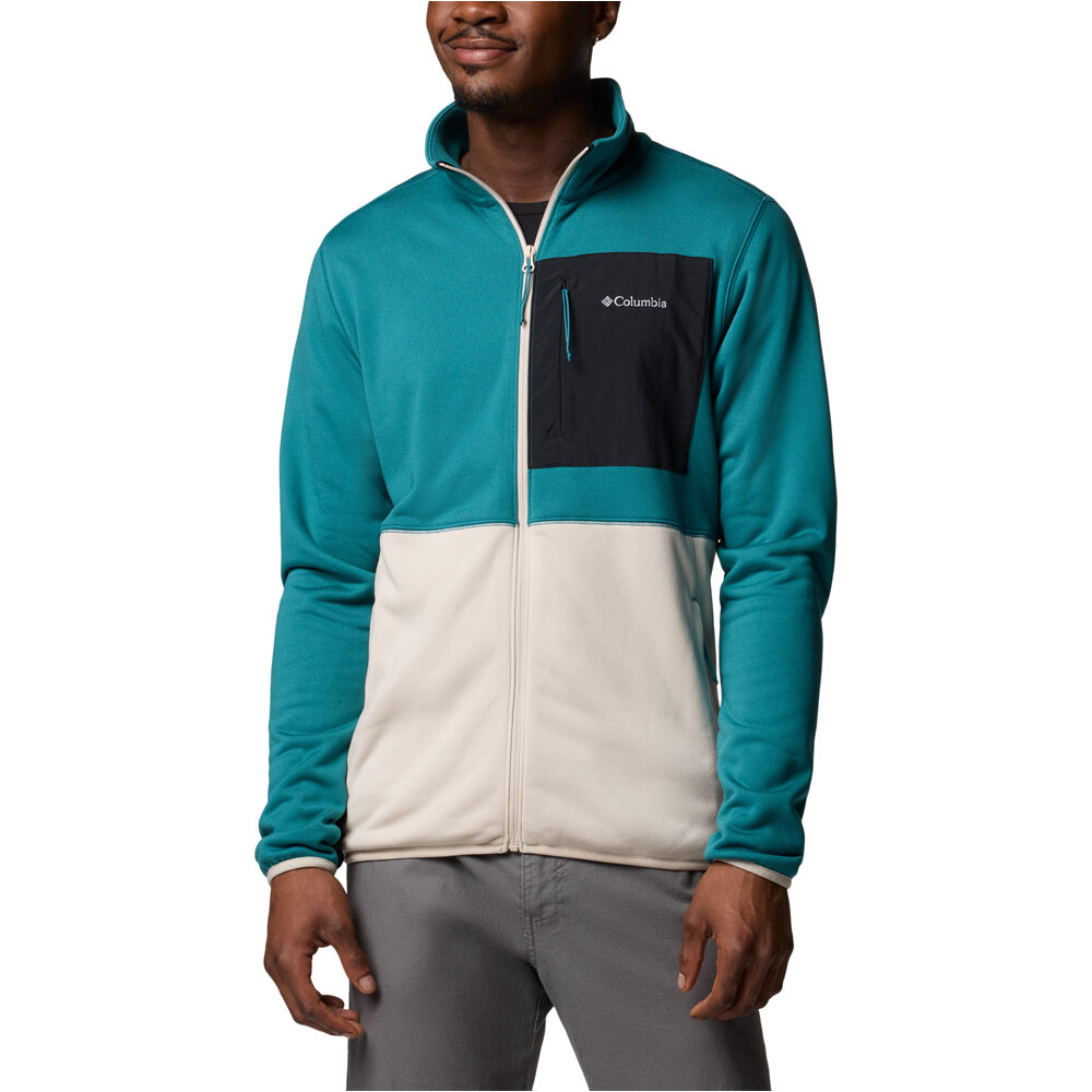 Columbia forro polar hombre Columbia Hike Full Zip II vista frontal