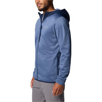 Columbia forro polar hombre Columbia Tech Fleece Full Zip Hoodie vista detalle