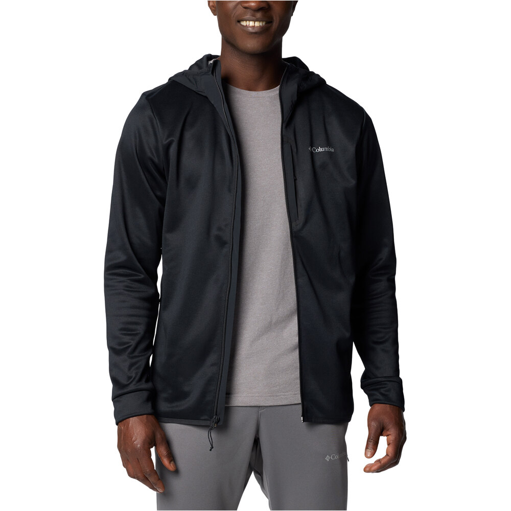 Columbia forro polar hombre Columbia Tech Fleece Full Zip Hoodie vista frontal