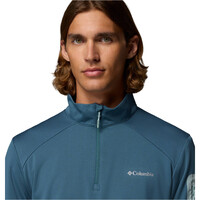 Columbia forro polar hombre Columbia Tech Knit 1/4 Zip vista detalle