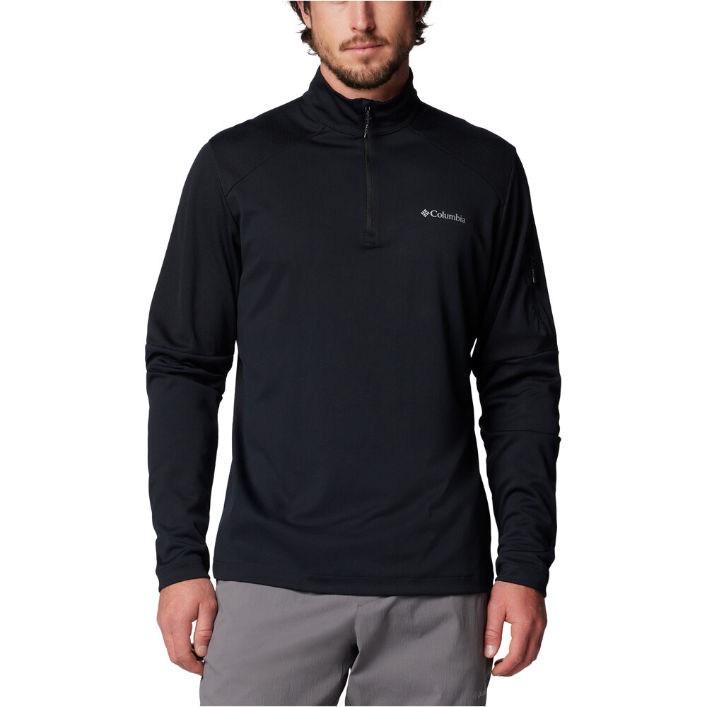 Columbia forro polar hombre Columbia Tech Knit 1/4 Zip vista frontal
