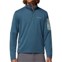 Columbia forro polar hombre Columbia Tech Knit 1/4 Zip vista frontal
