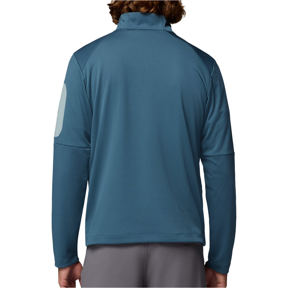 Columbia forro polar hombre Columbia Tech Knit 1/4 Zip vista trasera