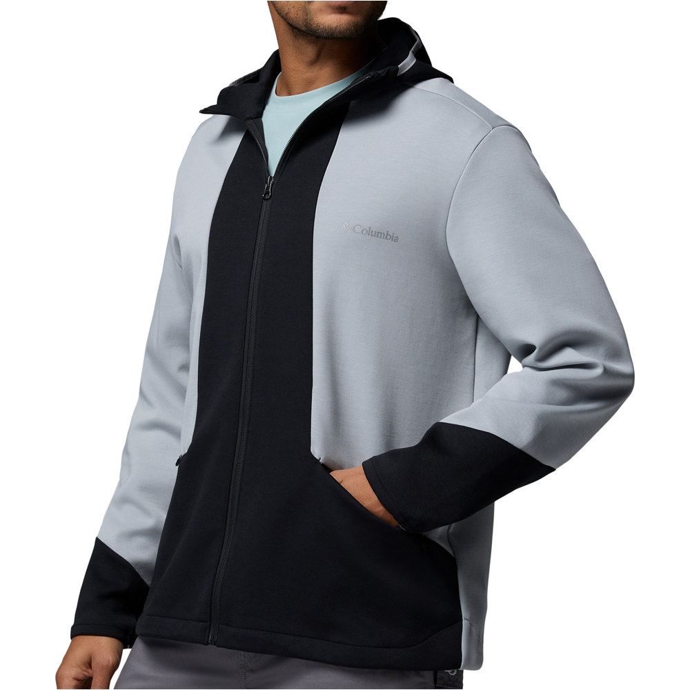 Columbia forro polar hombre Columbia Tech Spacer Knit Hoodie vista detalle