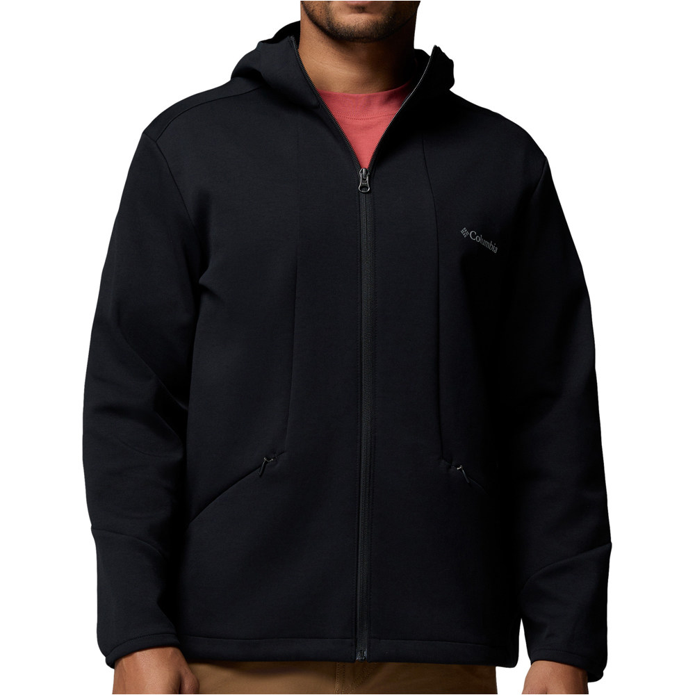 Columbia forro polar hombre Columbia Tech Spacer Knit Hoodie vista frontal