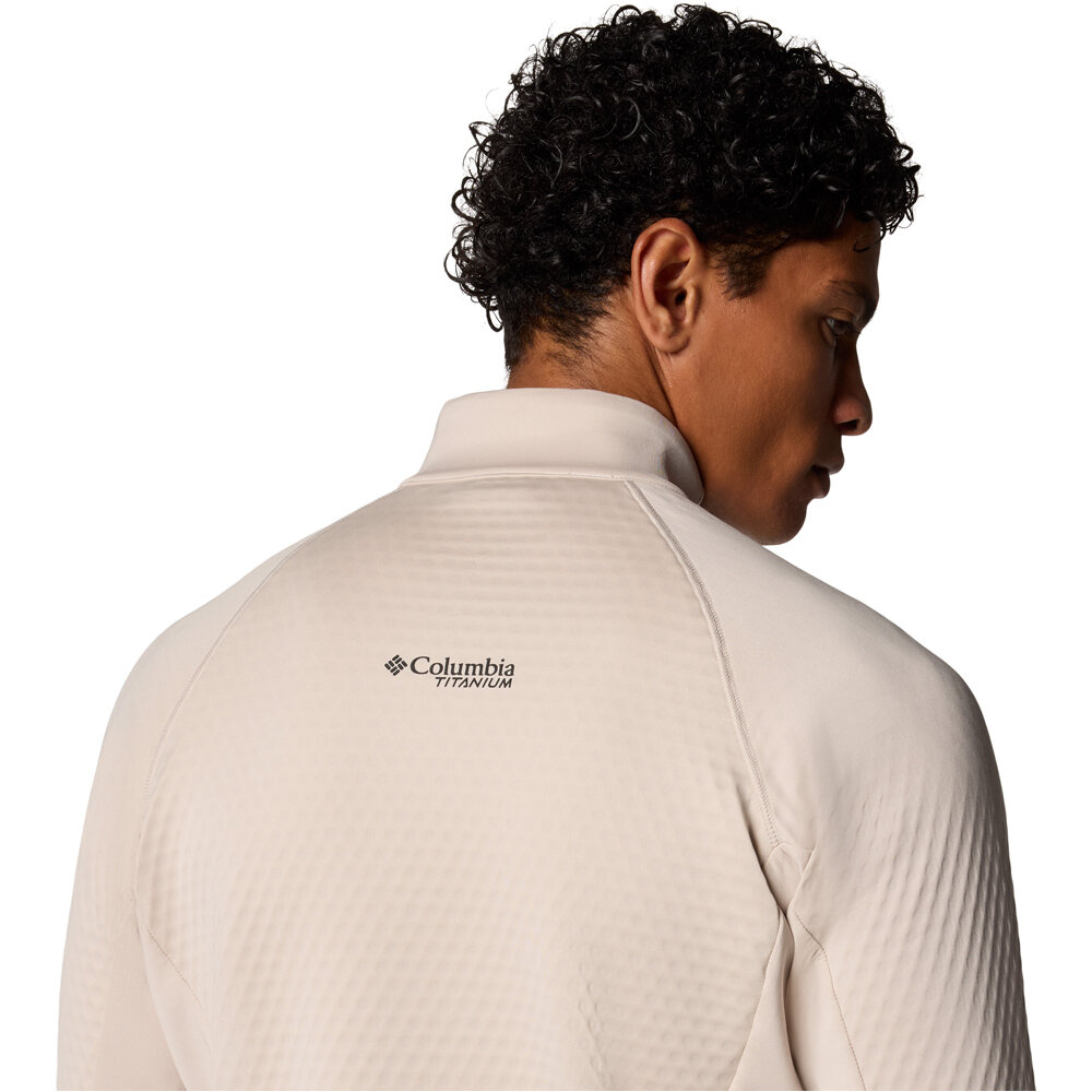 Columbia forro polar hombre Crystal Leaf� Omni-Heat� Helix Half Zip vista detalle