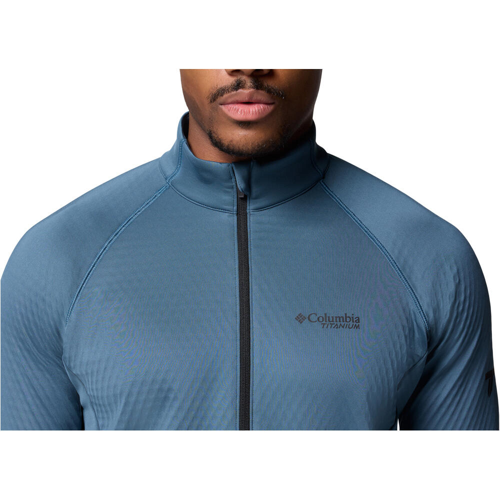 Columbia forro polar hombre Crystal Leaf� Omni-Heat� Helix Half Zip vista detalle