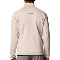 Columbia forro polar hombre Crystal Leaf� Omni-Heat� Helix Half Zip vista trasera