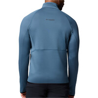 Columbia forro polar hombre Crystal Leaf� Omni-Heat� Helix Half Zip vista trasera