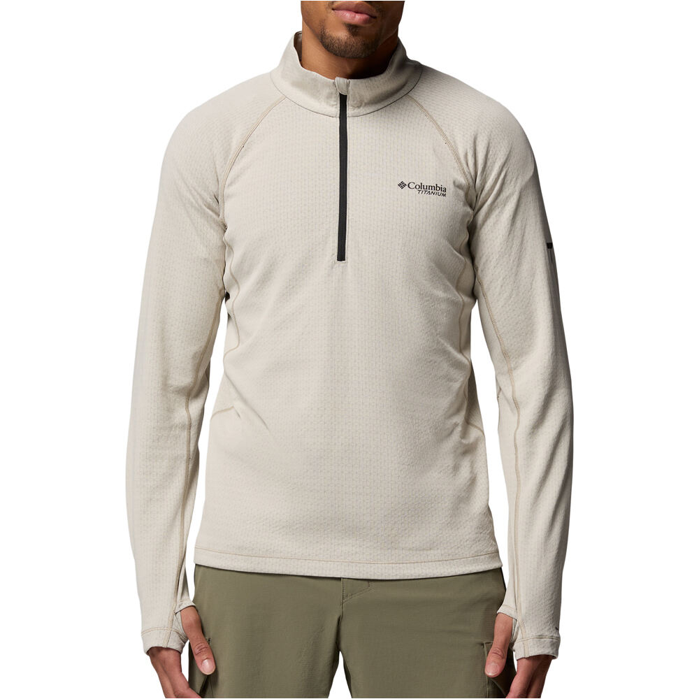 Columbia forro polar hombre DriVenture Half Zip vista frontal