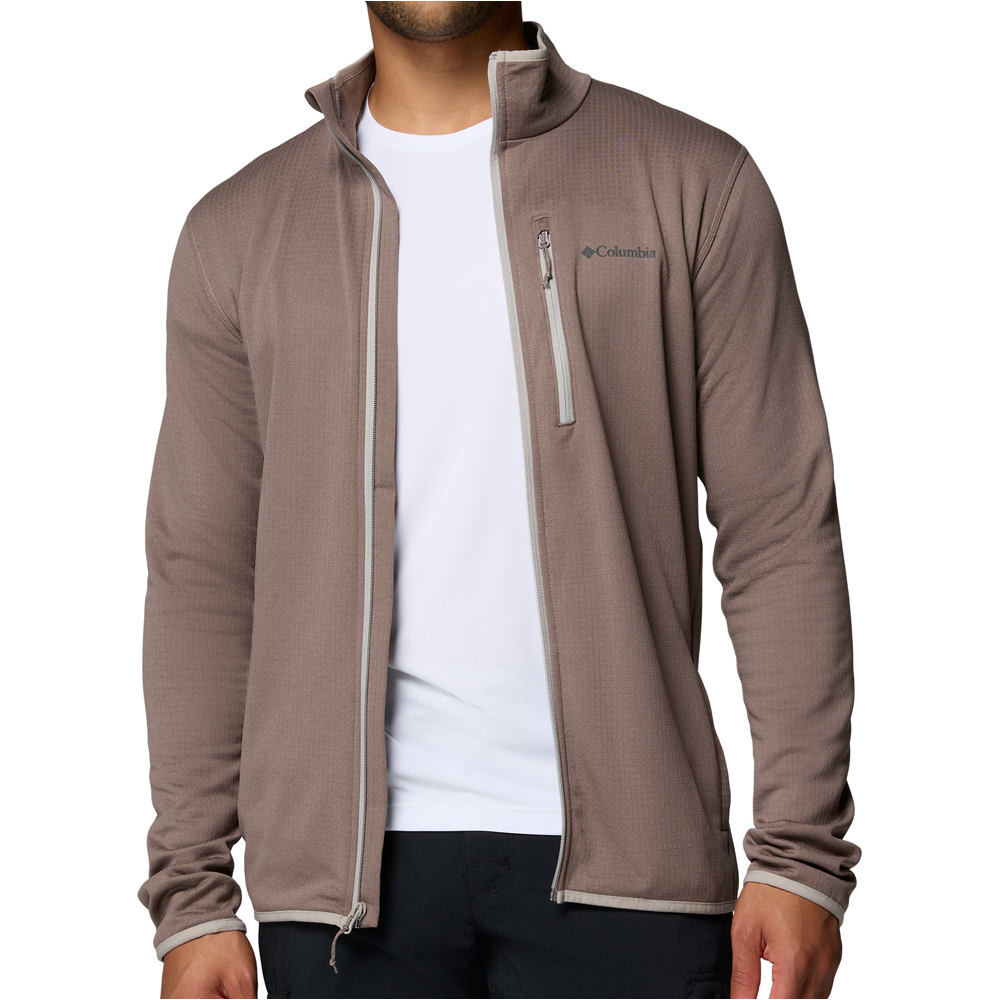 Columbia forro polar hombre Essential Hike Grid Fleece Full Zip 03