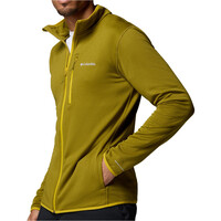 Columbia forro polar hombre Essential Hike Grid Fleece Full Zip vista detalle
