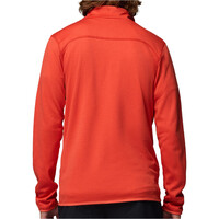 Columbia forro polar hombre Essential Hike Grid Fleece Full Zip vista trasera