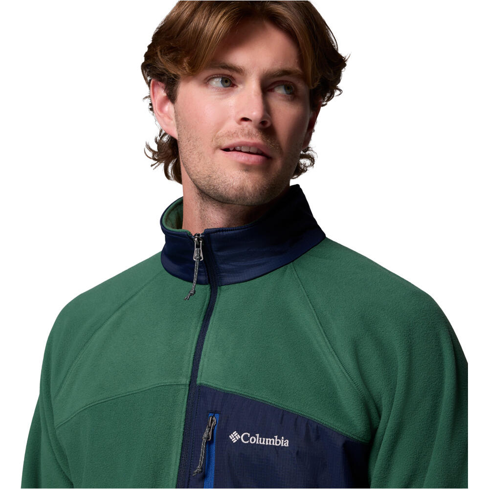 Columbia forro polar hombre Fast Trek Overlay Full Zip vista detalle
