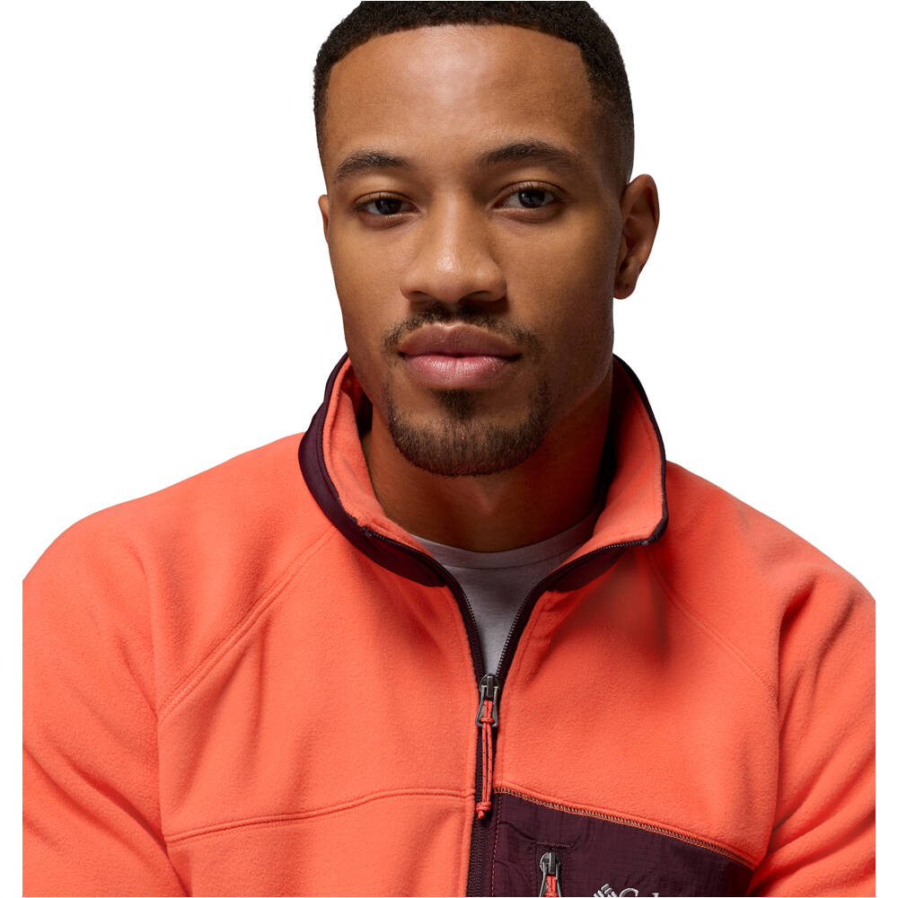 Columbia forro polar hombre Fast Trek Overlay Full Zip vista detalle