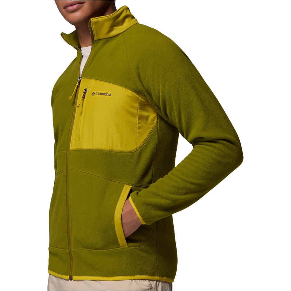 Columbia forro polar hombre Fast Trek Overlay Full Zip vista detalle