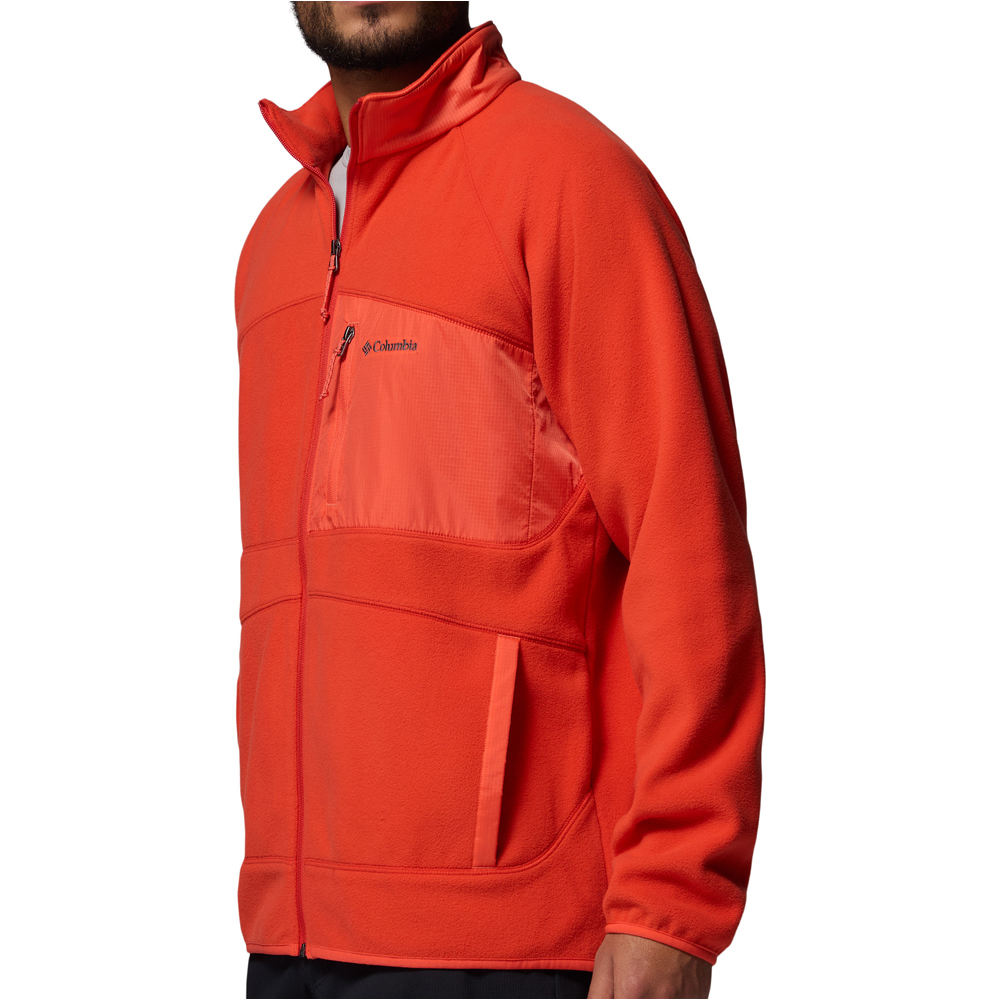 Columbia forro polar hombre Fast Trek Overlay Full Zip vista detalle