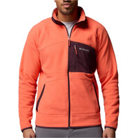 Columbia forro polar hombre Fast Trek Overlay Full Zip vista frontal