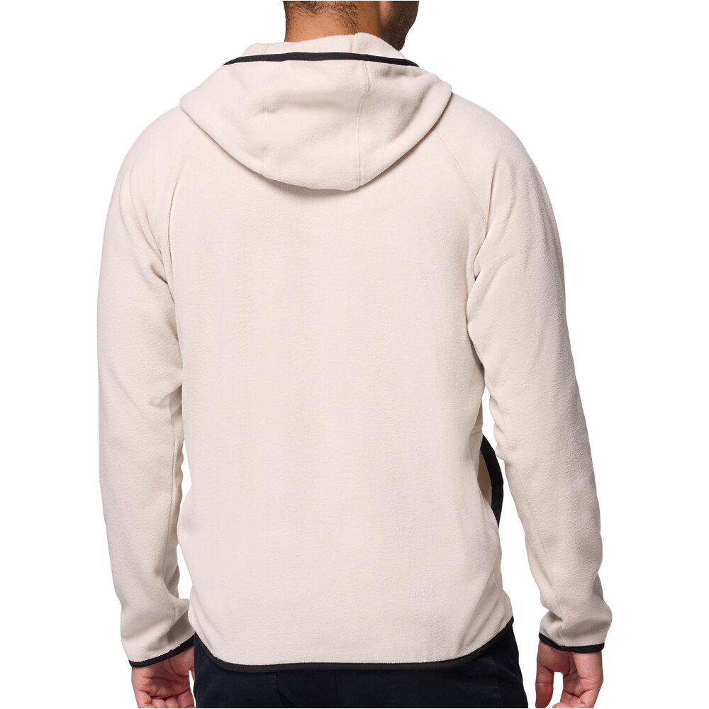 Columbia forro polar hombre Fast Trek Overlay Hooded Full Zip vista trasera