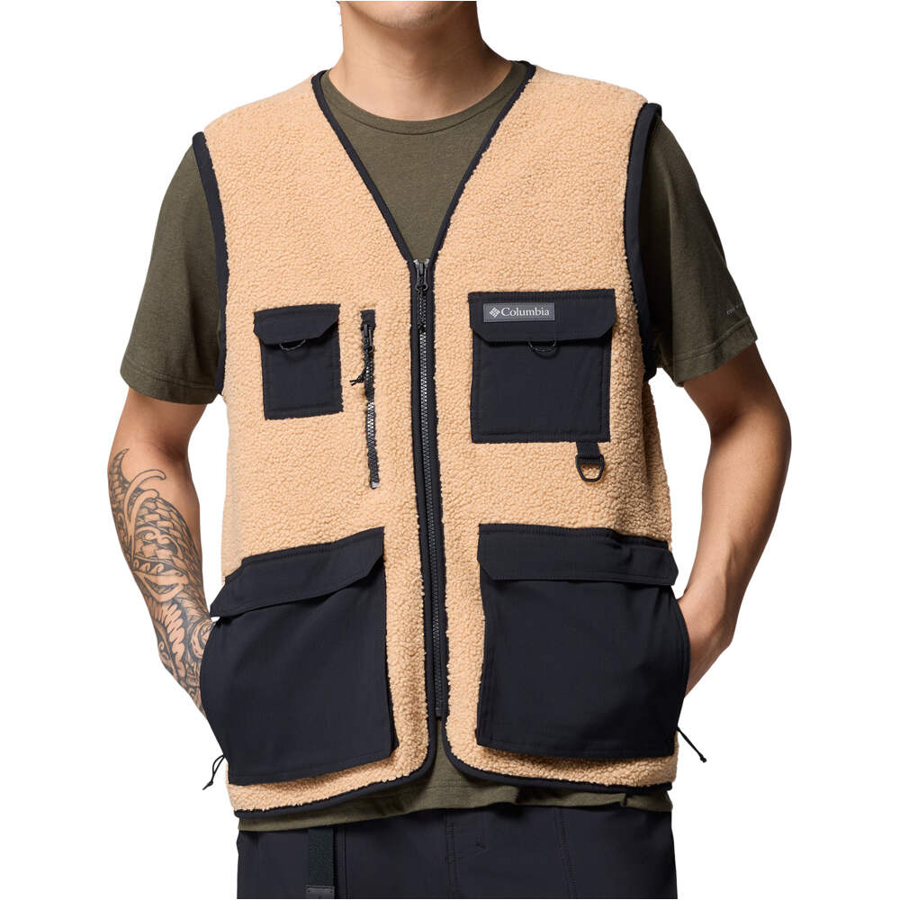 Columbia forro polar hombre Granite Point Convertible Fleece vista detalle