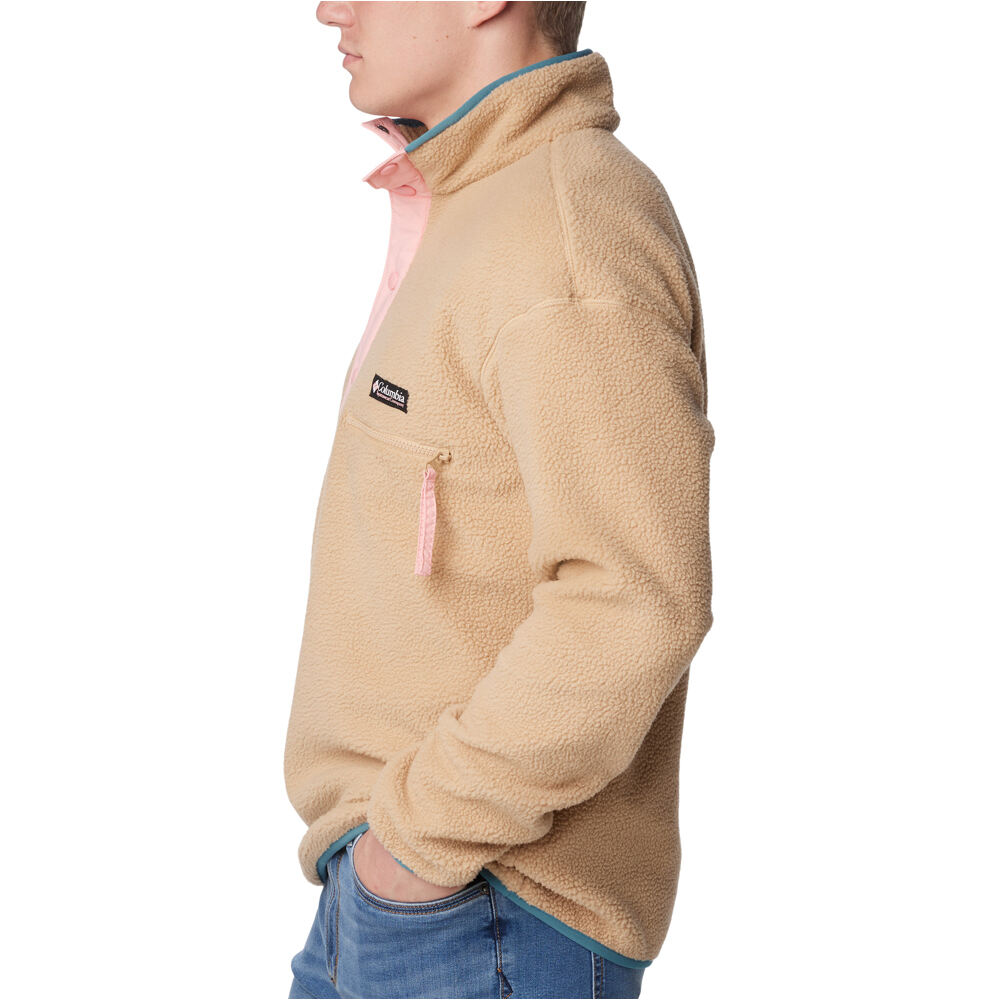 Columbia forro polar hombre Helvetia Half Snap Fleece vista detalle