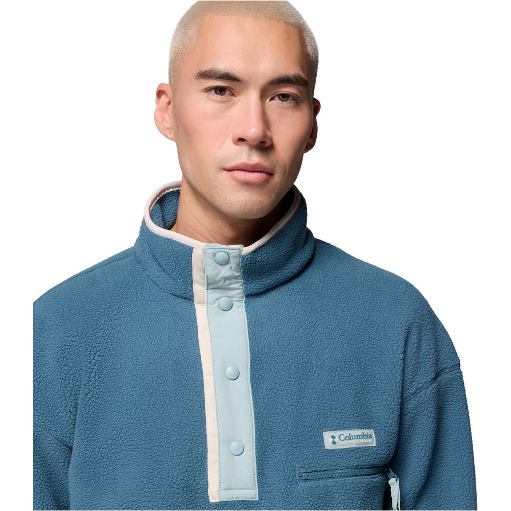 Columbia forro polar hombre Helvetia II Half Snap Fleece vista detalle