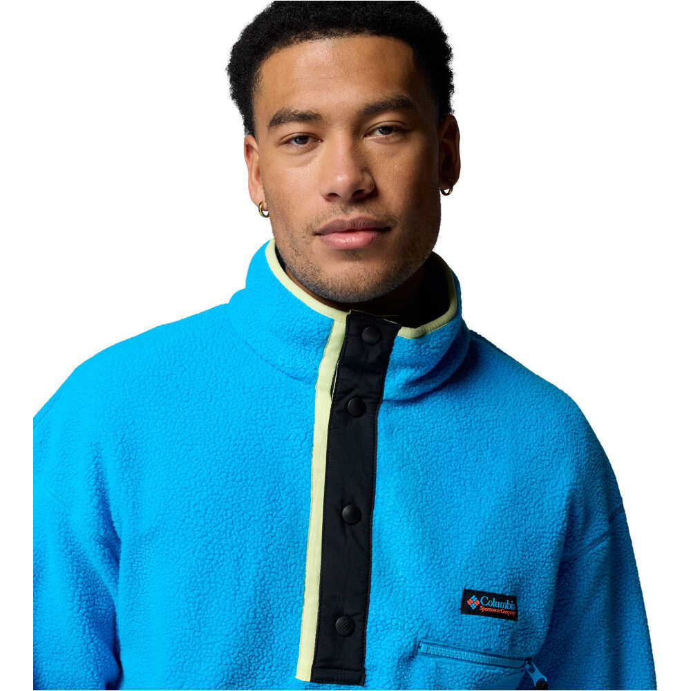 Columbia forro polar hombre Helvetia II Half Snap Fleece vista detalle