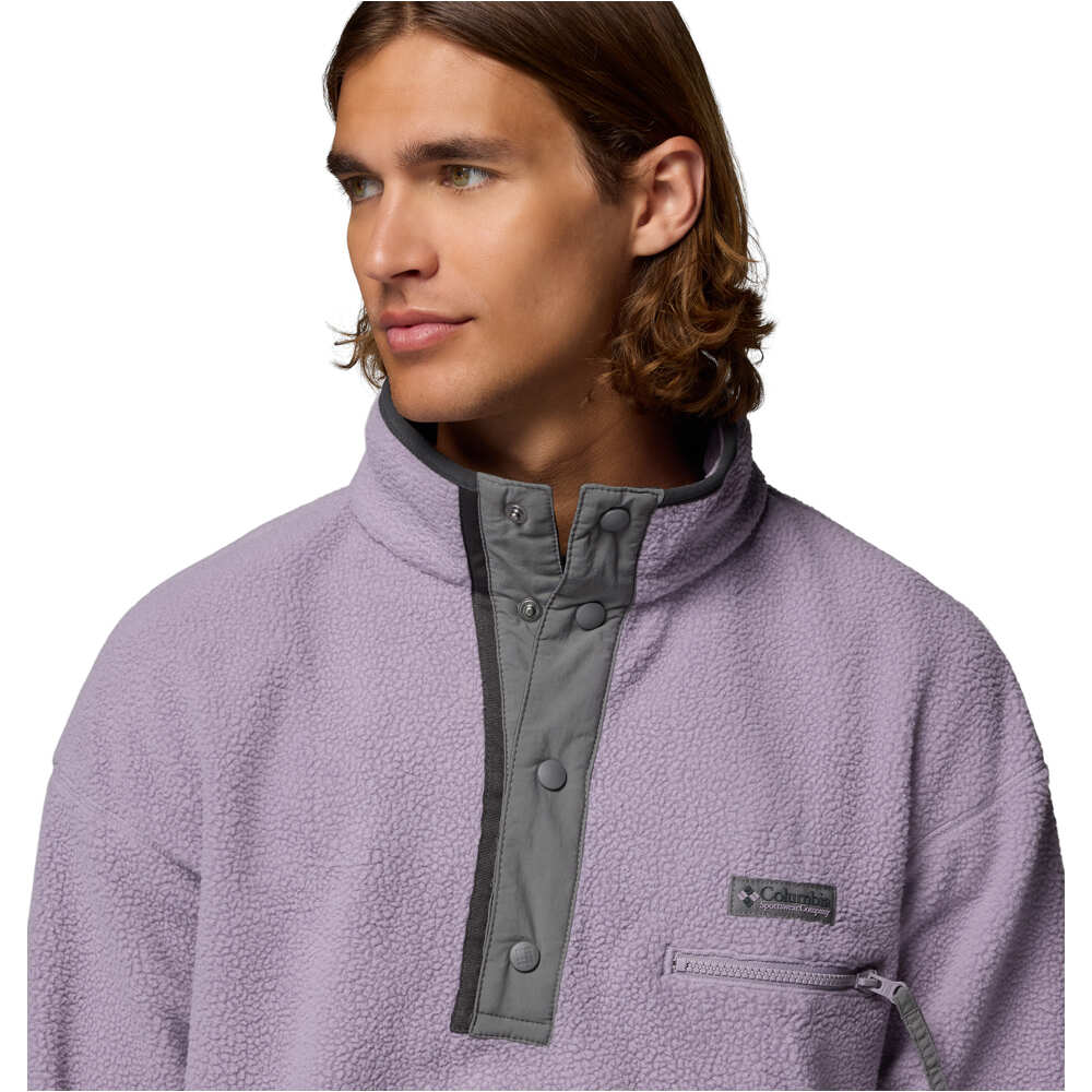 Columbia forro polar hombre Helvetia II Half Snap Fleece vista detalle