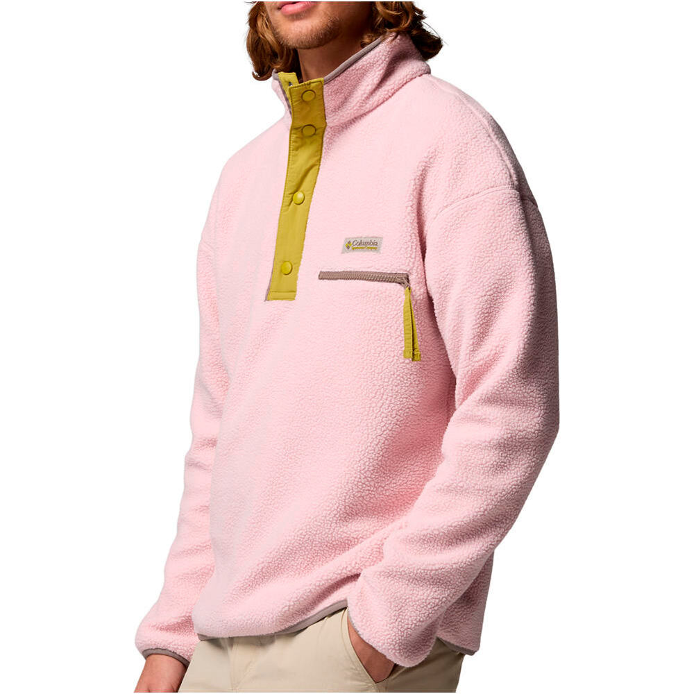 Columbia forro polar hombre Helvetia II Half Snap Fleece vista detalle