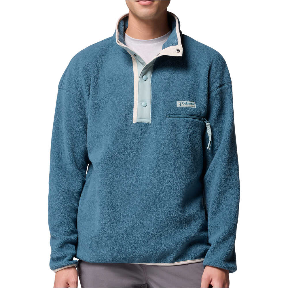 Columbia forro polar hombre Helvetia II Half Snap Fleece vista frontal
