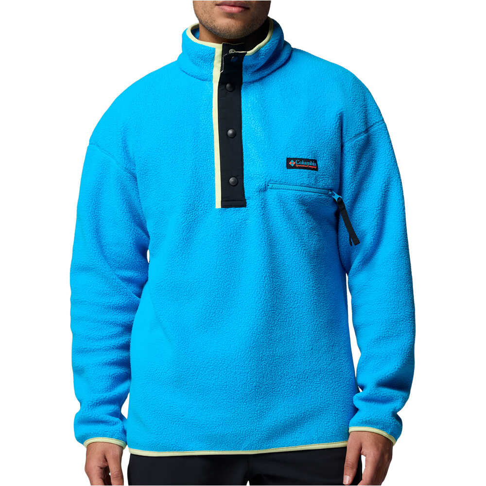 Columbia forro polar hombre Helvetia II Half Snap Fleece vista frontal