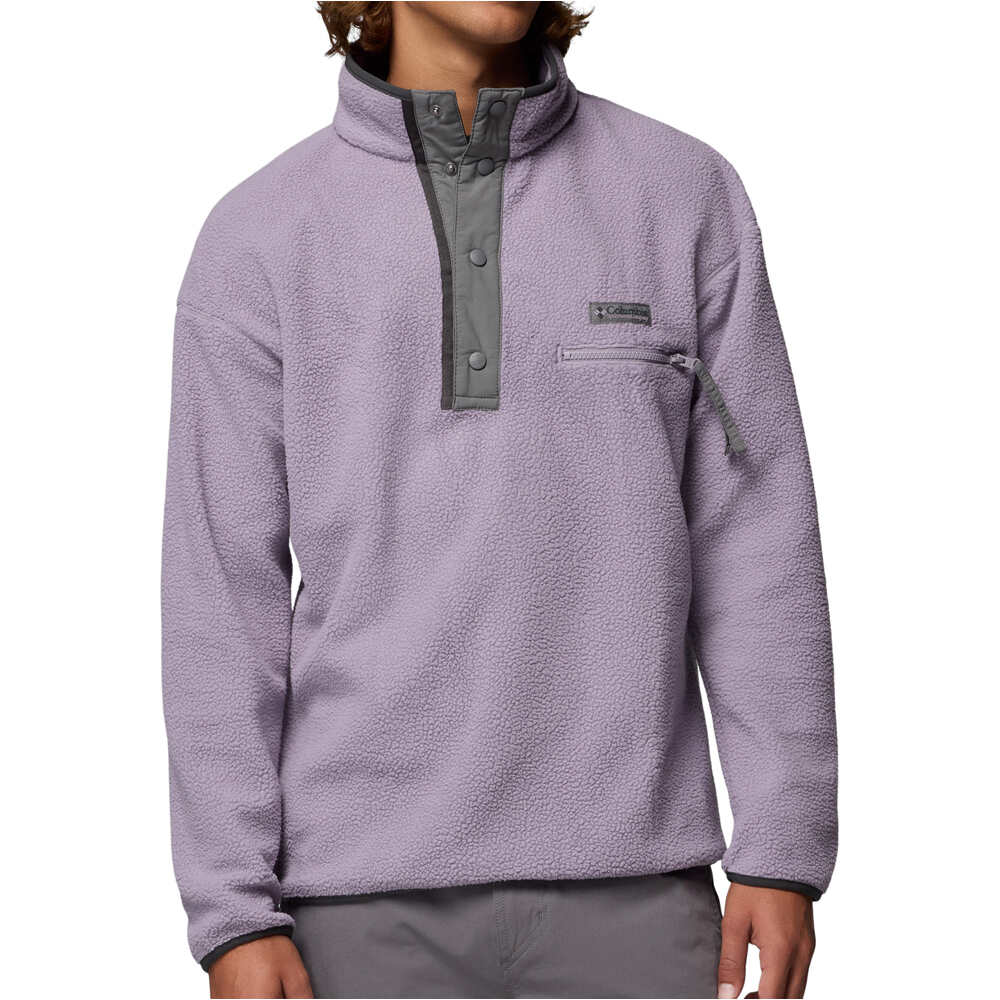 Columbia forro polar hombre Helvetia II Half Snap Fleece vista frontal