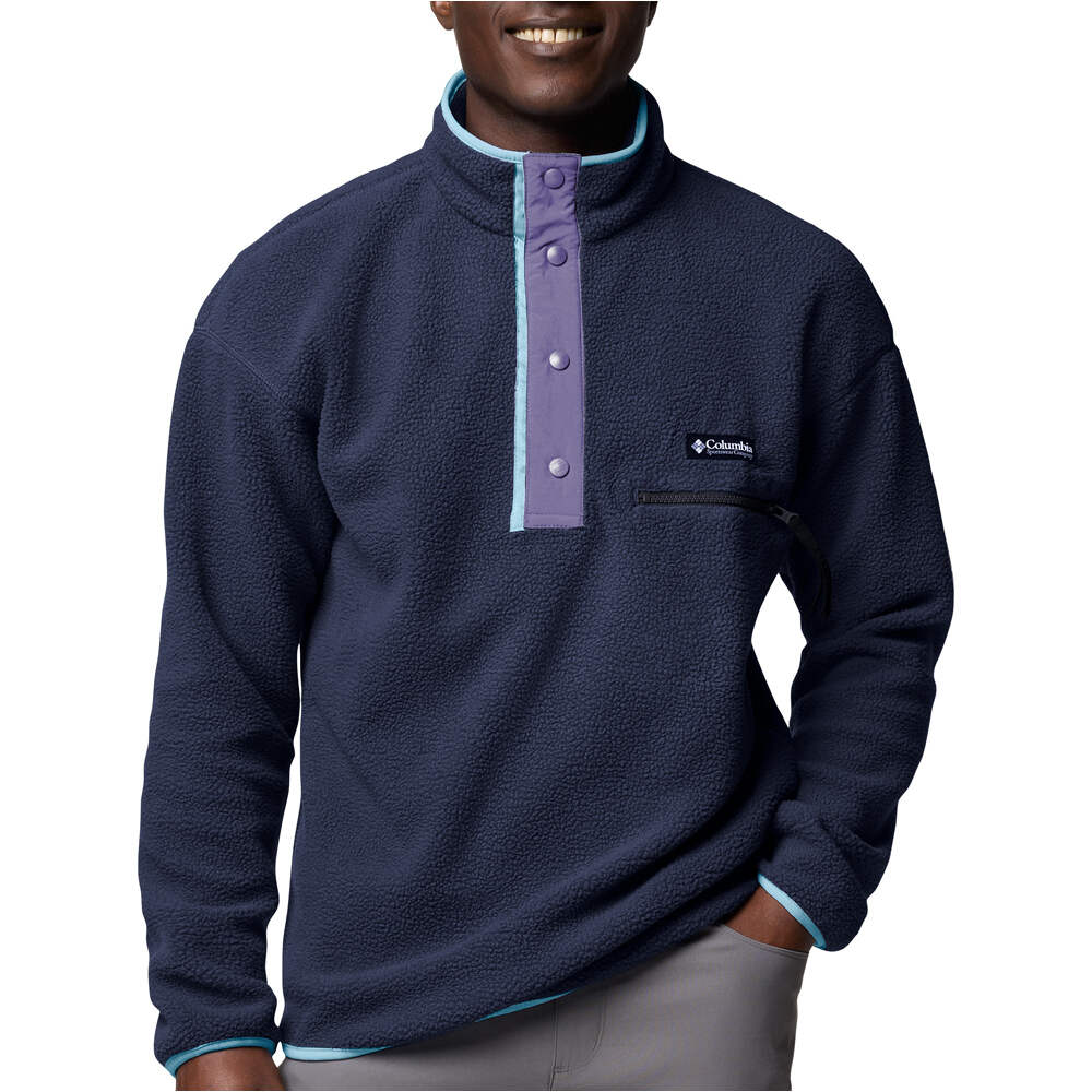 Columbia forro polar hombre Helvetia II Half Snap Fleece vista frontal