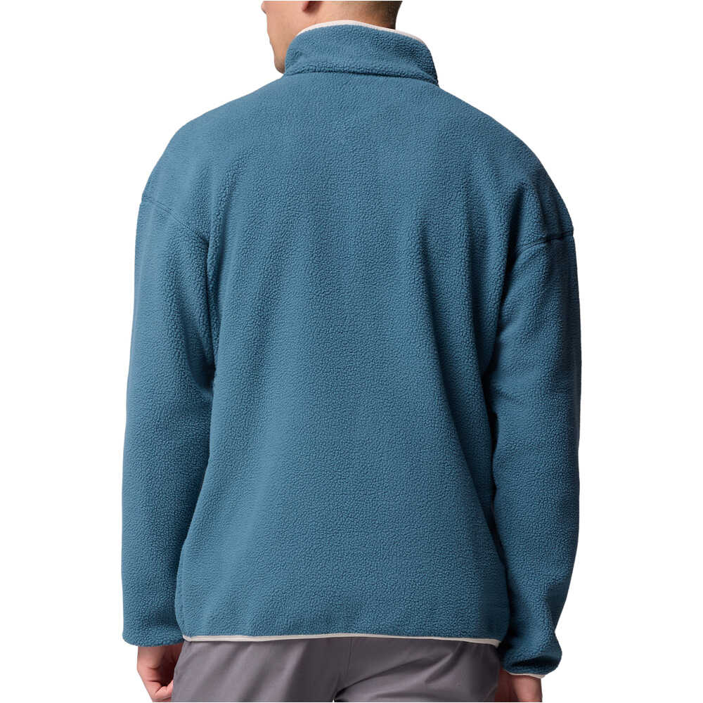 Columbia forro polar hombre Helvetia II Half Snap Fleece vista trasera