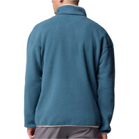 Columbia forro polar hombre Helvetia II Half Snap Fleece vista trasera