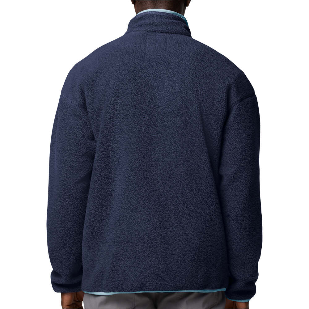Columbia forro polar hombre Helvetia II Half Snap Fleece vista trasera