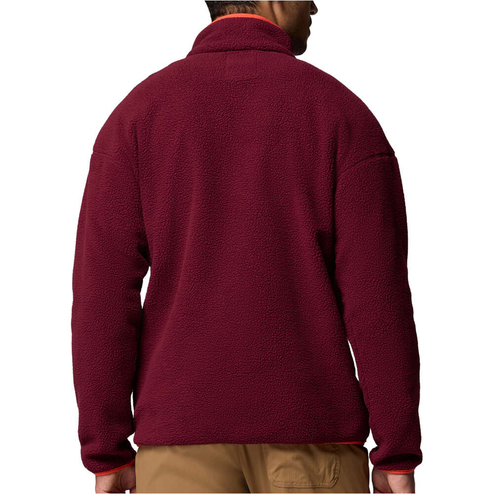 Columbia forro polar hombre Helvetia II Half Snap Fleece vista trasera