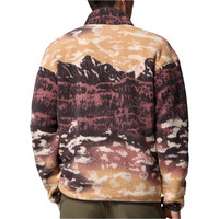 Columbia forro polar hombre Helvetia II Printed Half Snap Fleece vista trasera
