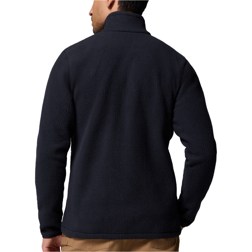 Columbia forro polar hombre Jasper Ridge Pebbled Full Zip Fleece vista trasera