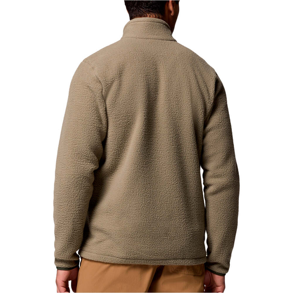 Columbia forro polar hombre Jasper Ridge Pebbled Full Zip Fleece vista trasera