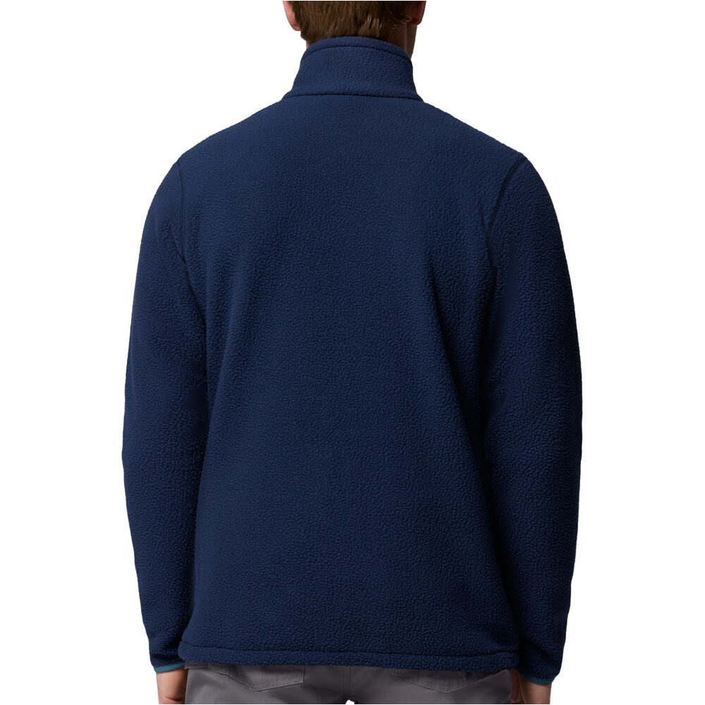 Columbia forro polar hombre Jasper Ridge Pebbled Full Zip Fleece vista trasera