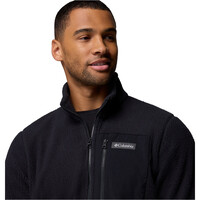 Columbia forro polar hombre Jasper Ridge Pebbled Half Zip Fleece vista detalle