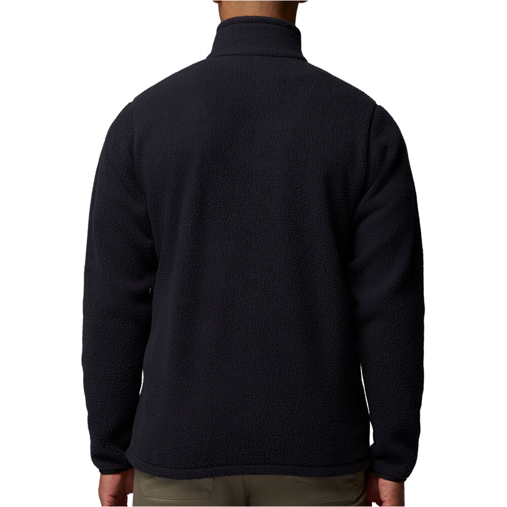 Columbia forro polar hombre Jasper Ridge Pebbled Half Zip Fleece vista trasera