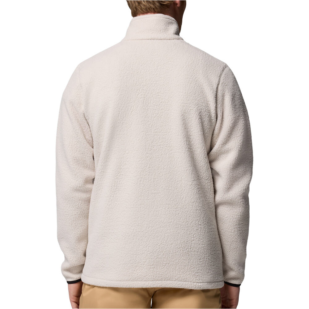 Columbia forro polar hombre Jasper Ridge Pebbled Half Zip Fleece vista trasera