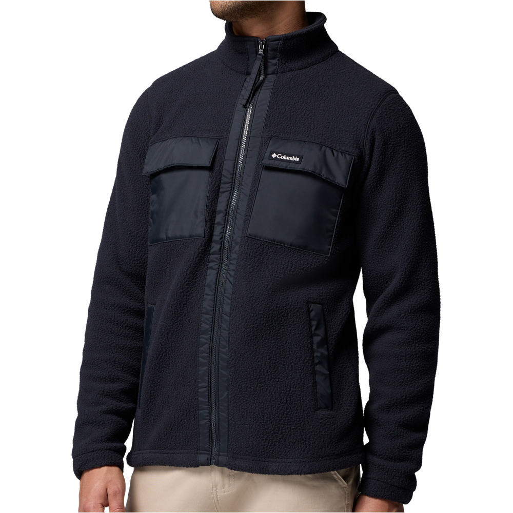 Columbia forro polar hombre Juniper Peak Full Zip Fleece vista detalle