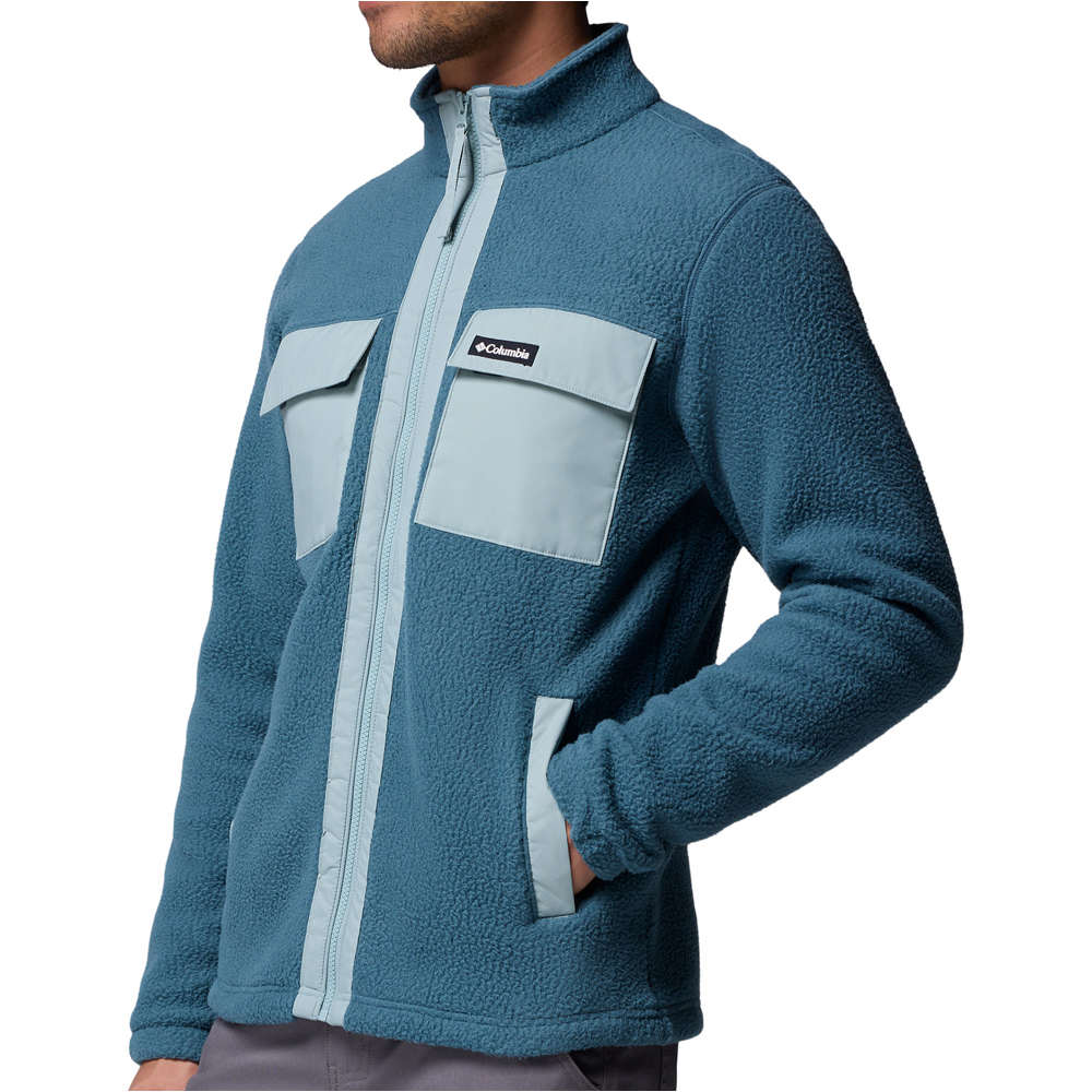 Columbia forro polar hombre Juniper Peak Full Zip Fleece vista detalle