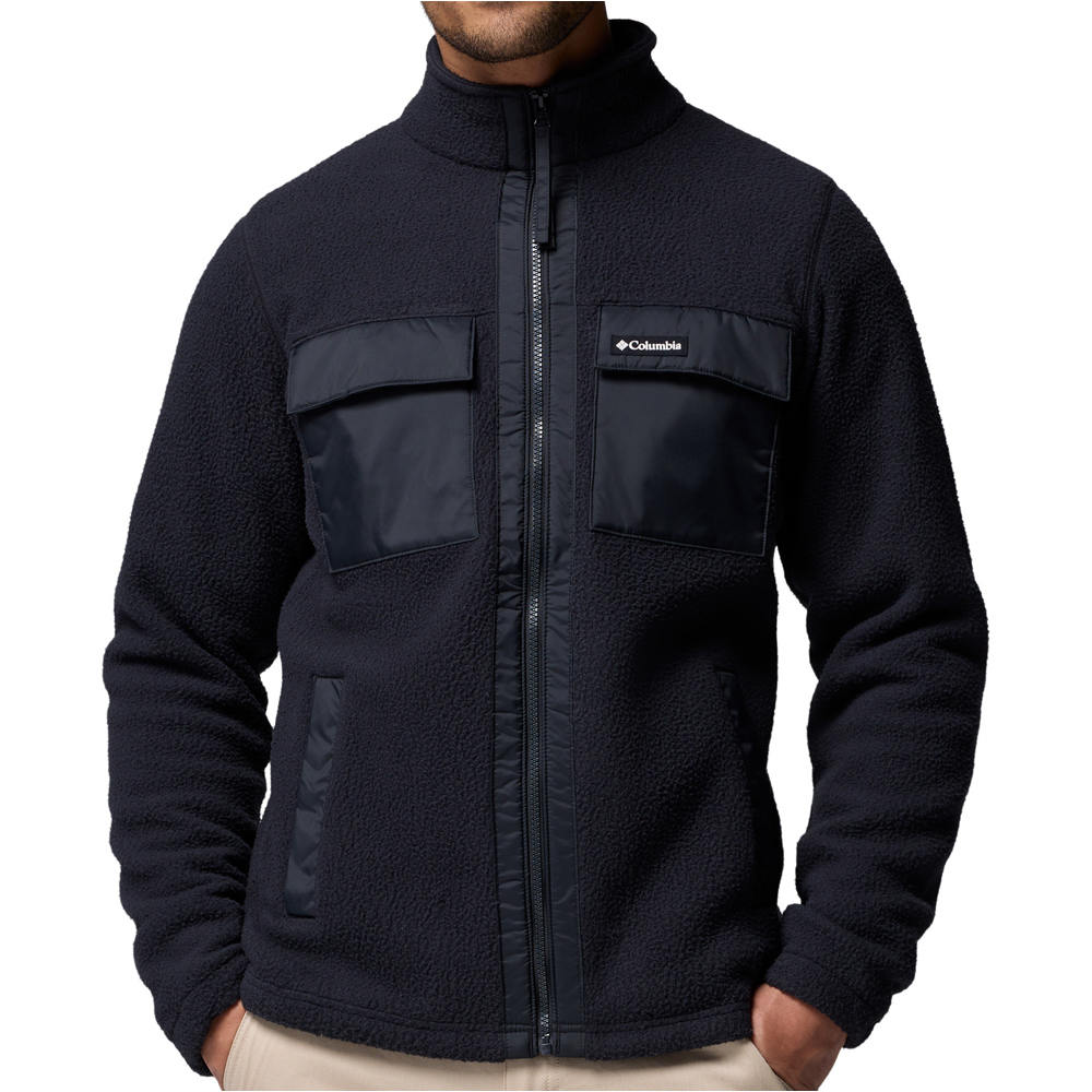 Columbia forro polar hombre Juniper Peak Full Zip Fleece vista frontal
