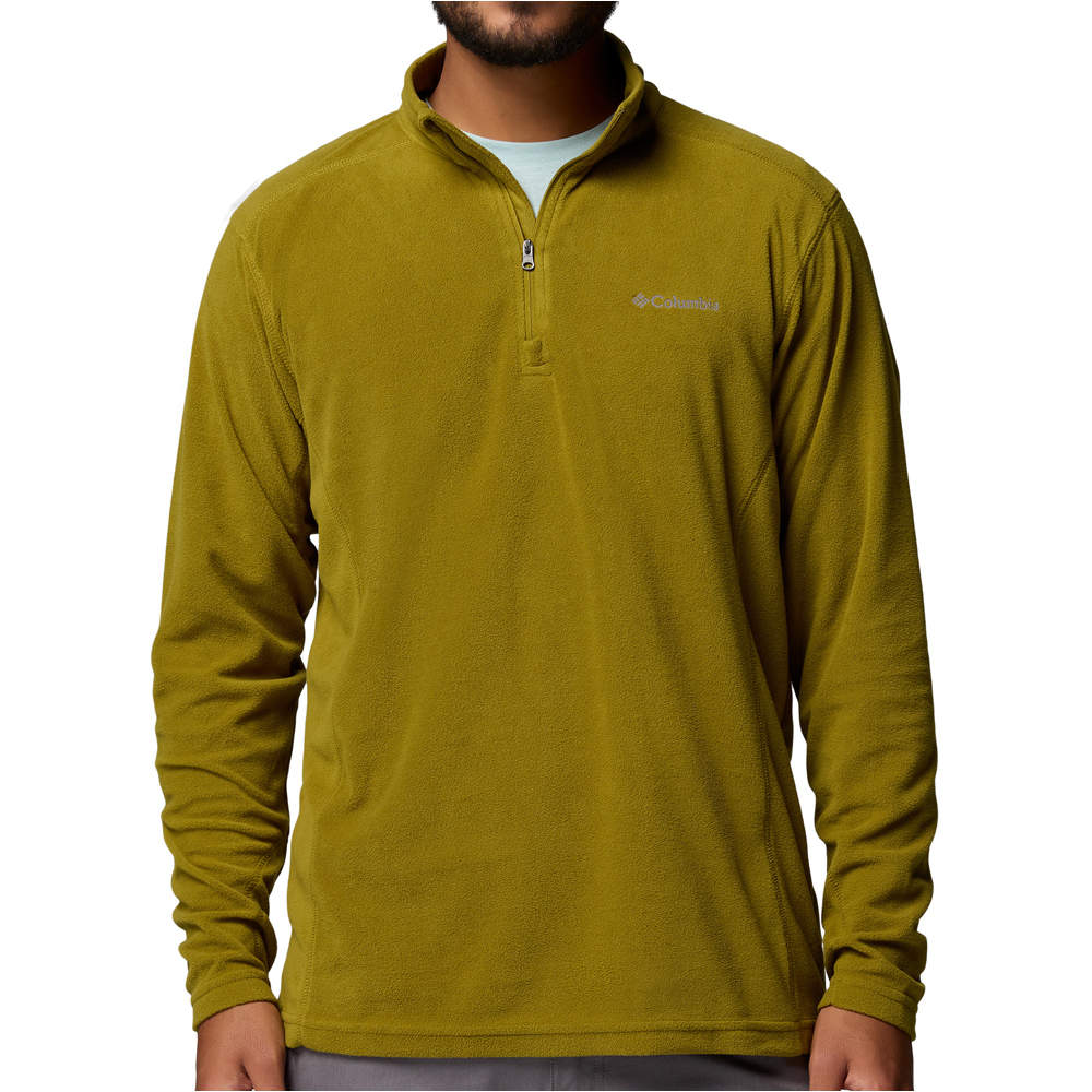 Columbia forro polar hombre Klamath Range II Half Zip vista frontal