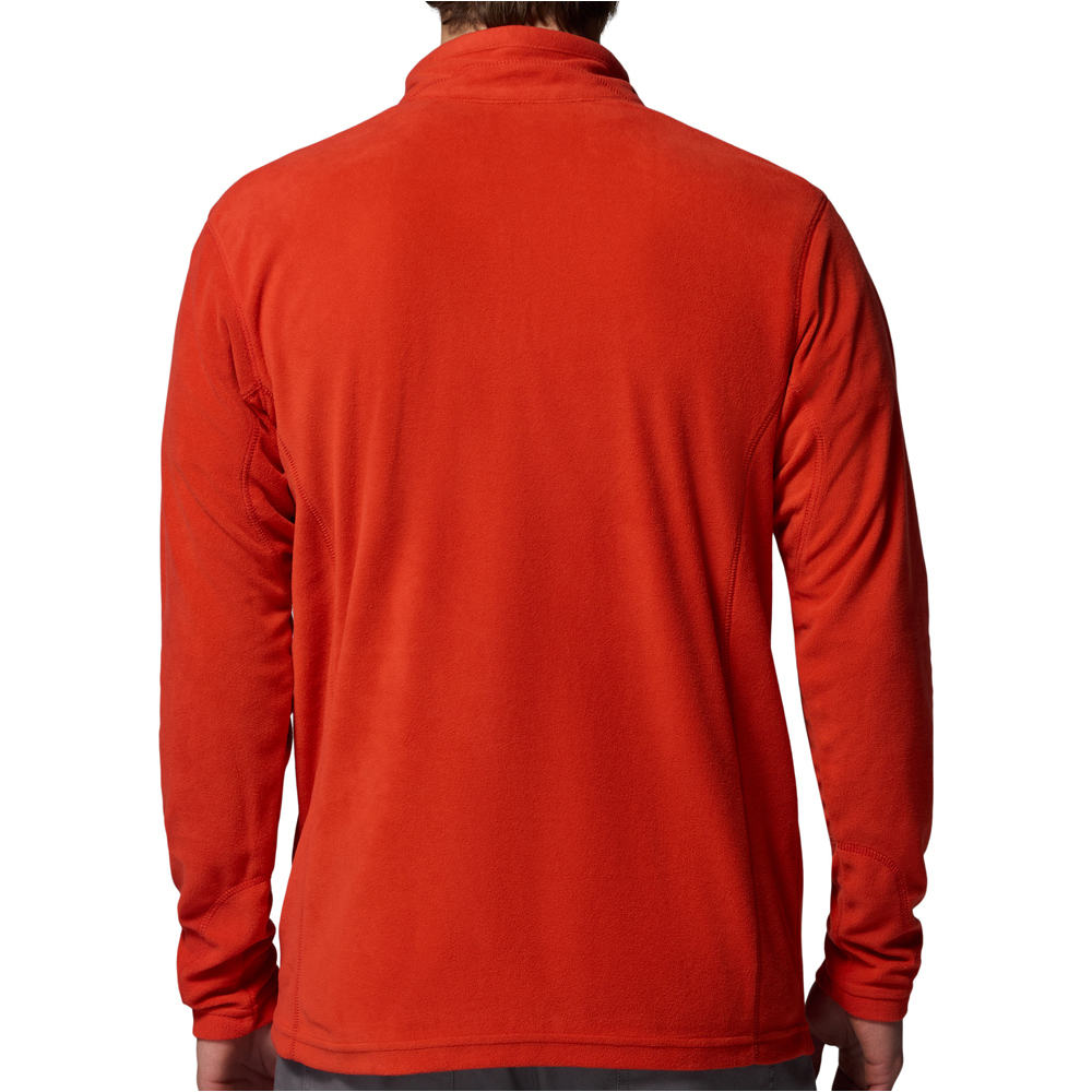 Columbia forro polar hombre Klamath Range II Half Zip vista trasera